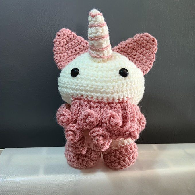 Baby Cthulhu Caticorn Rose