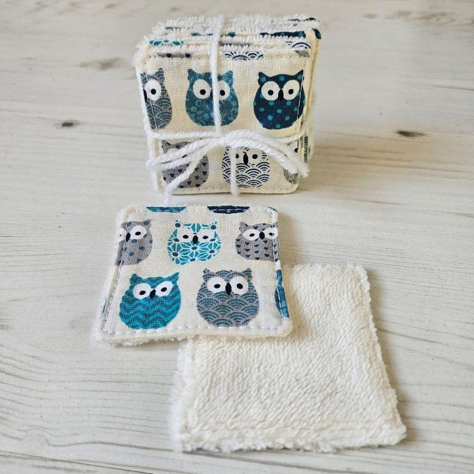 Lot de lingettes "Blue Owl"