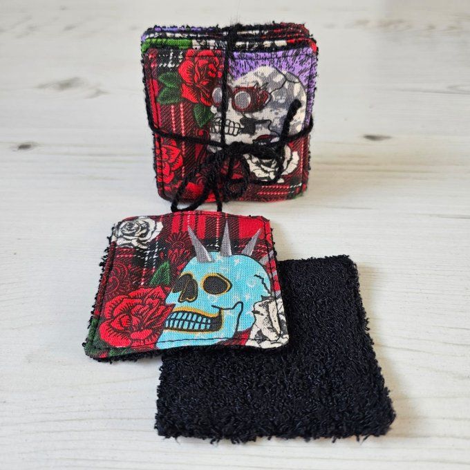 Lot de lingettes "Punk Skull"