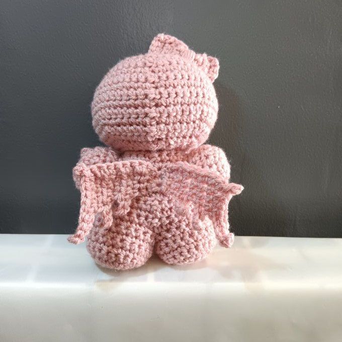 Baby Cthulhu Nœud Rose